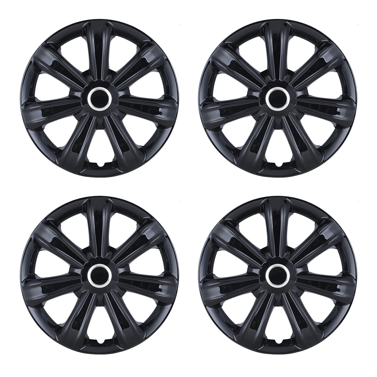 15" Set Of 4 Wheel Covers Snap On Hubcaps Full Hub Caps fit R15 Tire