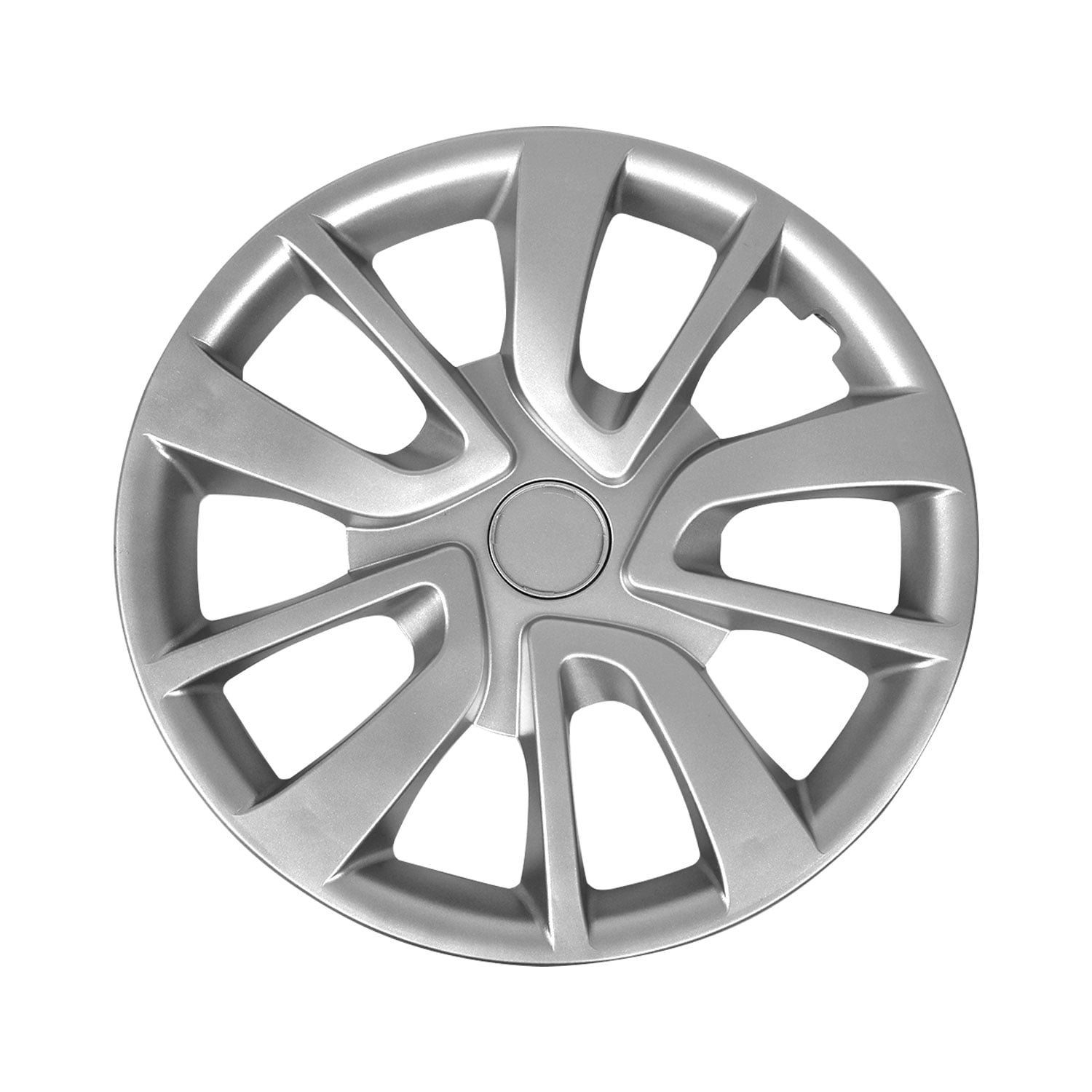 Wheel Caps Wheel Trims 15-Inch Order Black Silver 4-Piece
