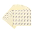 thumbnail image 1 of Uxcell Alphabet Stickers Letter Small Round Sticker Self-Adhesive Paper Label for Inventory Organizing Storage Handmade Letter J, 1 of 7