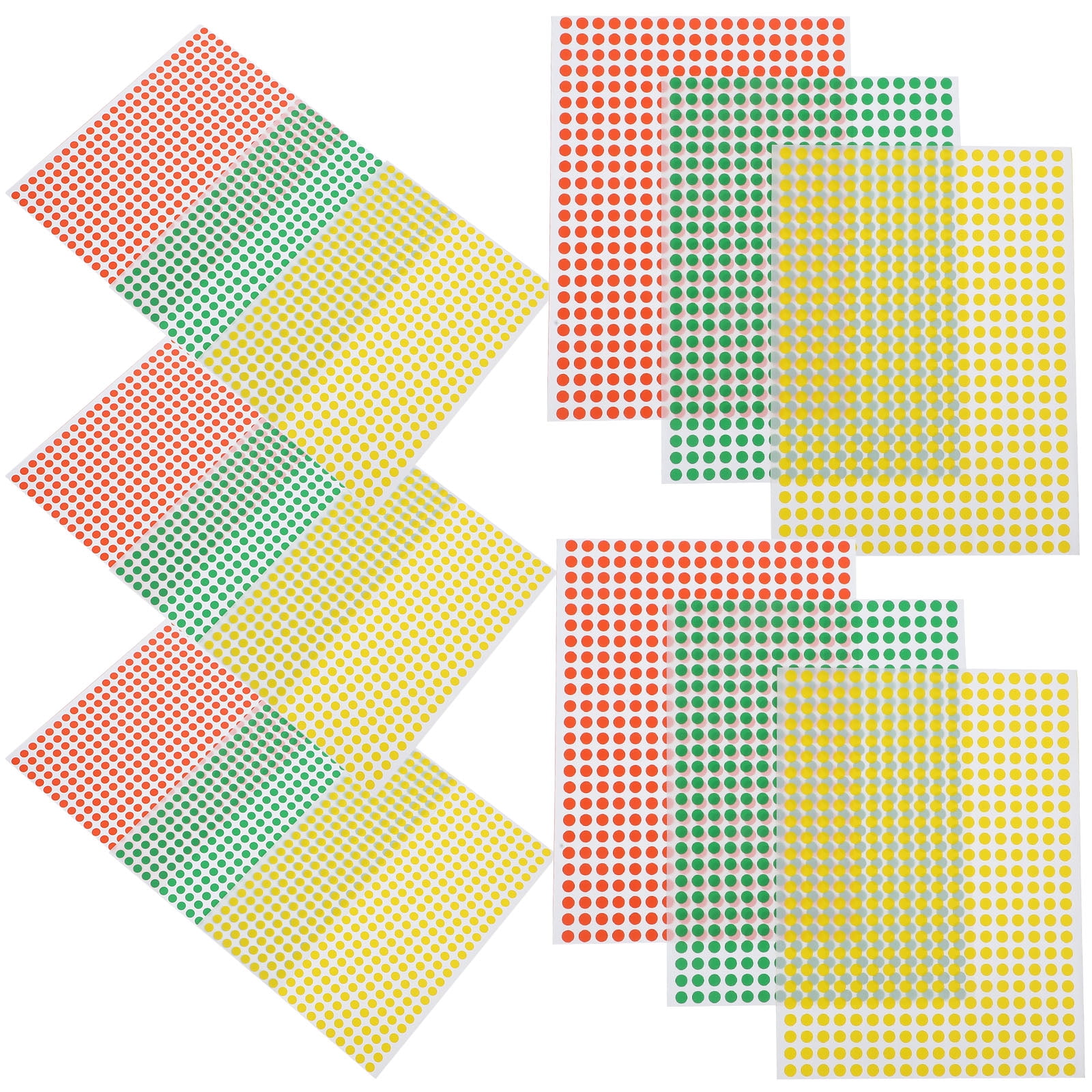 Sticker For Classification CIMAXIC Self Adhesive Colored Dot Stickers for Sorting Coding and ...