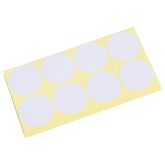 OATIPHO 15Sheets White Paper Adhesive Labels for Effective Marking on Bottles Containers and Boxes