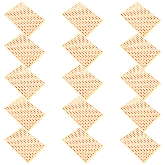 15 Sheets Small Arrows Small Arrow Label 1.00X1.00X0.01CM Red