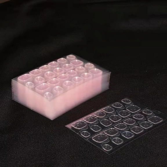 15 Sheets Waterproof Breathable Jelly Adhesive Tabs il Glue Sticker Double Sided False il Tips, il Adhesive Tabs for Press On ils, Adhesion Upgrade