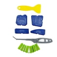 thumbnail image 1 of 15 Silicone Caulking Scrapers Set 9 Pad Variation Marring Proof Surfaces Safe For Kitchen Bathroom Renovations Projects, 1 of 8