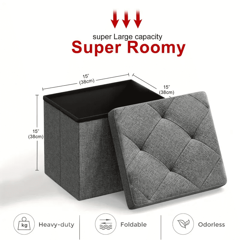 ZEUKMXOO, Storage Ottoman Foot Rest, 15