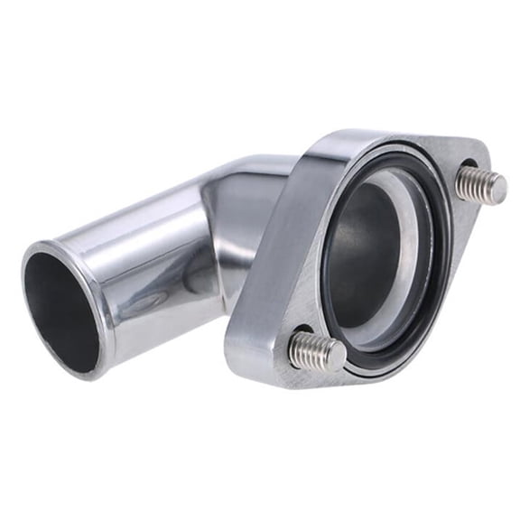 15 Swivel Polished Water Neck Thermostat Housing For Chevy 305 327 350 400 427