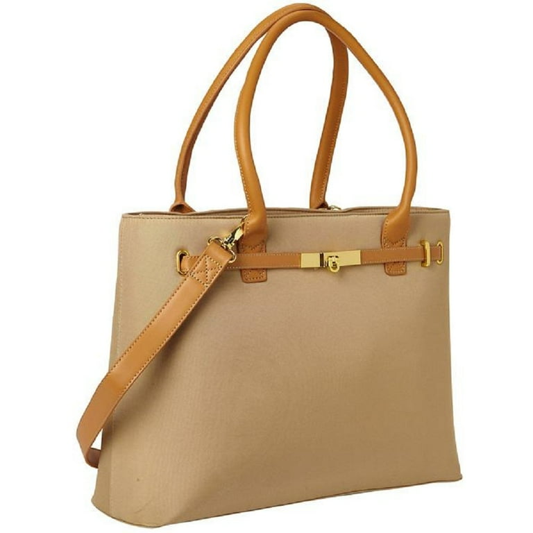 Tan on sale tote purse