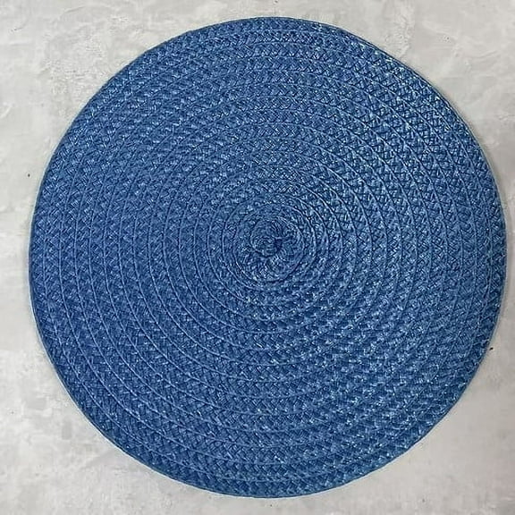 15" Trivets for Hot Dishes, Hot pots and Pans Resistant Pot Pads Holders, Blue Placemats Set, Kitchen Counter, Table, Anti Stain Hot Pads Plate Mats, Farmhouse Decor, Home Essentials