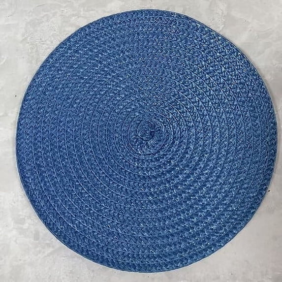 15" Trivets for Hot Dishes, Hot pots and Pans Resistant Pot Pads Holders, Blue Placemats Set, Kitchen Counter, Table, Anti Stain Hot Pads Plate Mats, Farmhouse Decor, Home Essentials