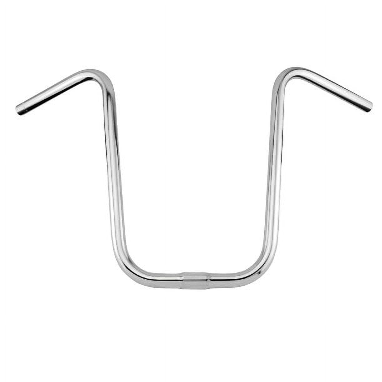 15" U 25.4mm Bike Handle Bars Chrome