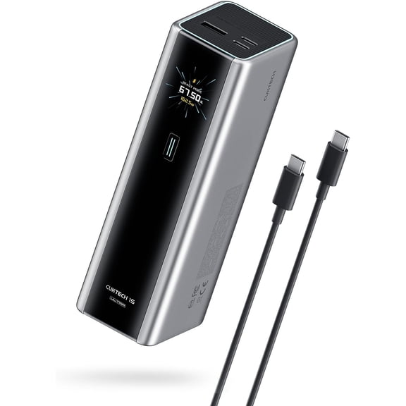 15 Ultra Power Bank for Laptop, 20,000mAh 140W Portable Charger, Smart Display, External Battery Outdoor Work and Travel, iPhone 16/15, , , More (Flight-Approved)