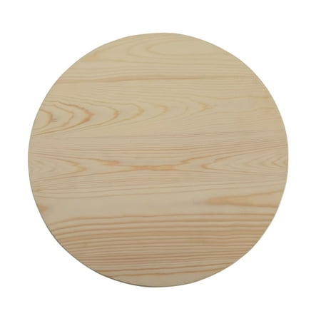 15" Unfinished Wooden Circle Plaque by Make Market