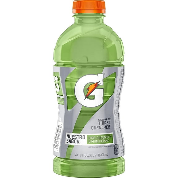 15 Units Gatorade Cucumber Lime, 28 oz