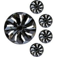 thumbnail image 1 of 15" Universal Hubcaps for Steel Wheel Rims Cover Snap On installation Set of 4 ,PP Material Black Lacquer, 1 of 7