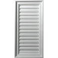 thumbnail image 1 of 15"W x 17"H Rectangle Urethane Gable Vent Louver, Non-Functional, 1 of 1