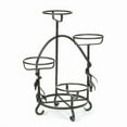 thumbnail image 1 of 15''W x 18'' H Cascading Plant Stand in Graphite Powder Coated, 1 of 1