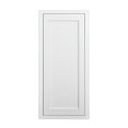 thumbnail image 1 of 15" Wide 30" Tall 14" Deep Kitchen Cabinet Snow White Inset Shaker - Single Door - Unassembled W153014, 1 of 4