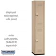 thumbnail image 1 of 15" Wide Double Tier Heavy Duty Plastic Locker - 1 Wide - 6 Feet High - 18 Inches Deep - Tan, 1 of 2