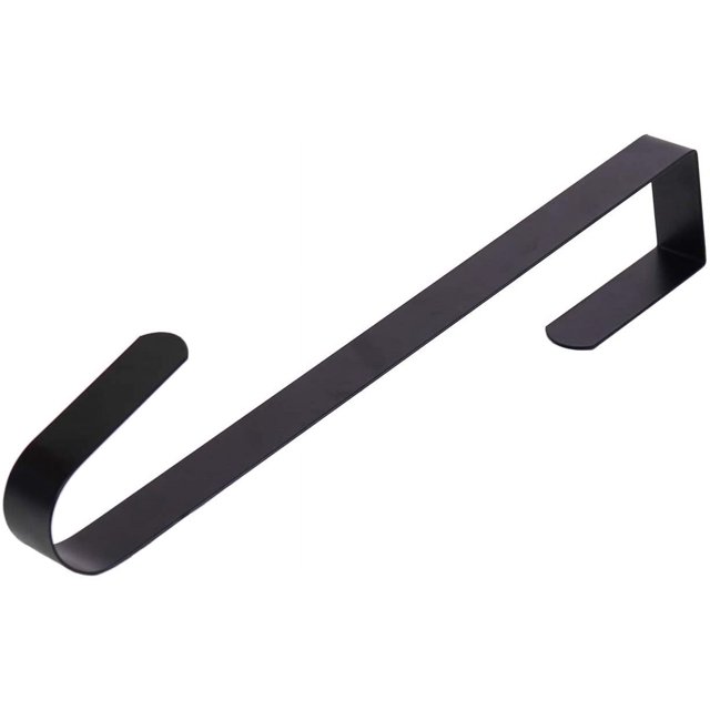 15" Wreath Hanger for Front Door Metal Over The Door Single Hook