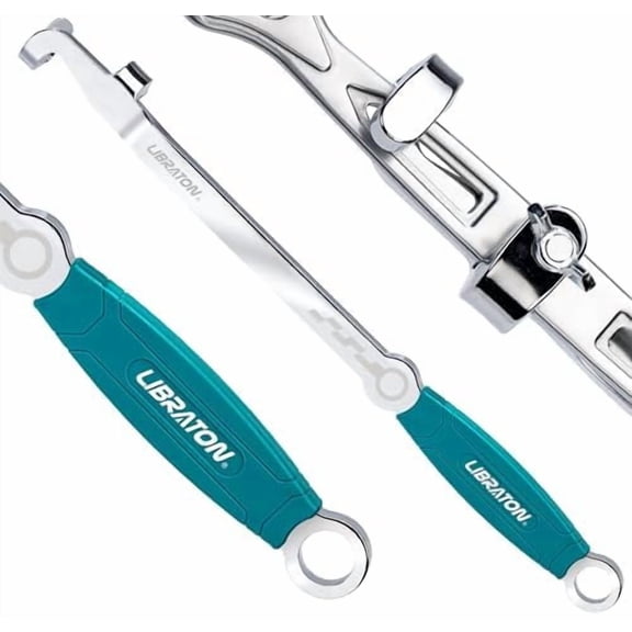 15" Wrench Extender Tool Bar, Heavy Duty Universal Wrench Extender for Maximum Leverage, Extension Spanner Adapter for Automotive Repair & Mechanic, Extension Wrench with Non-Slip Grip