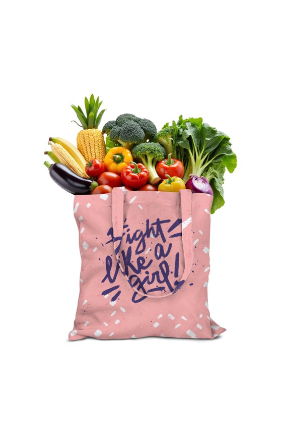 15" X 16" Easter Canvas Tote Bag with Inner Pocket, Reusable Egg Hunt Gift Bag, Slogan Print