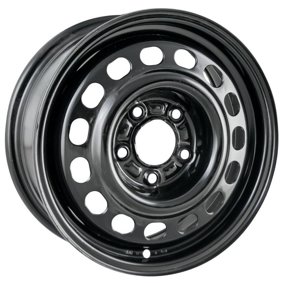 15 X 6 Reconditioned OEM Steel Wheel, Black, Fits 1994-1996 Buick Regal Coupe