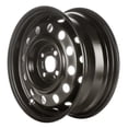 thumbnail image 1 of 15 X 6 Reconditioned OEM Steel Wheel, Black, Fits 2003-2007 Saturn Ion Coupe, 1 of 1