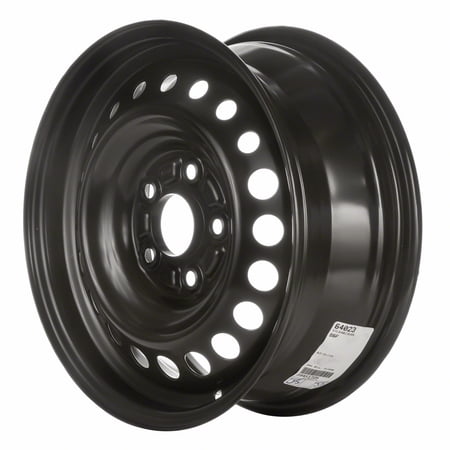 15 X 6 Reconditioned OEM Steel Wheel, Black, Fits 2012-2014 Honda Civic Coupe