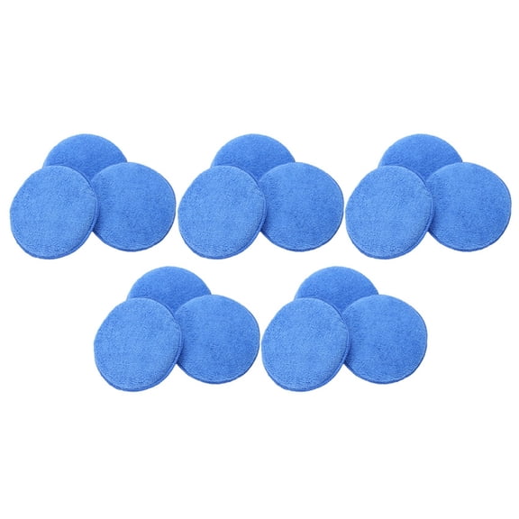 15 X Microfibre Foam Sponge Polish Wax Applicator Pads Car Home Cleaning