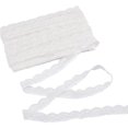 thumbnail image 1 of 15 Yard 15 Yards Lace Edge Trim Ribbon 1 Inch Wide White Sector Embroidered Edging Trimmings for DIY Sewing Craft Dress Brim Clothes Tablecloth Embellishments Accessories Gift Wrapping Supplies, 1 of 7