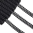 thumbnail image 1 of 15 Yard Faux Leather Braid Trims Black Flat Braid Upholstery Trim Strap Lace Ribbon 0.5 inch Wide 2mm Thick, 1 of 9