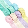 thumbnail image 1 of 15 Yards 1.5" Wide Elastic Crochet Headband 7 Macaroon Color Ribbon Crochet Stretch Trim for Hair Accessories and Tutus Dresses, 2.18 Yards per Roll, 1 of 9