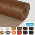 thumbnail image 1 of 15 Yards 54" Wide Vinyl Faux Leather Fabric Cotton Back Home Decor Fabric for Hand Crafts DIY Craft Upholstery, 1 of 6