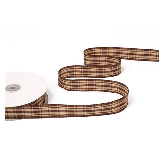 15 Yards/lot 2.5cm Scottish Plaid Grid Printed Ribbon for DIY Home Decoration Gift Wrapping Christmas Ribbons for Craft