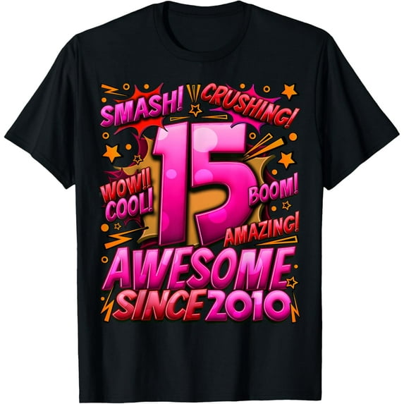 15 Year Old Gifts Girls 15th Birthday Girl 15 Year Old Girl T-Shirt