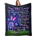 thumbnail image 1 of 15 Year Old Girl Gifts, 15 Quinceanera Gifts, Gifts for 15 Year Old Girls, 15 Year Old Girl Gift Ideas, 15th Birthday Gifts for Teen Girls, 15th Birthday Decorations for Girls Blanket 50" X 60", 1 of 1