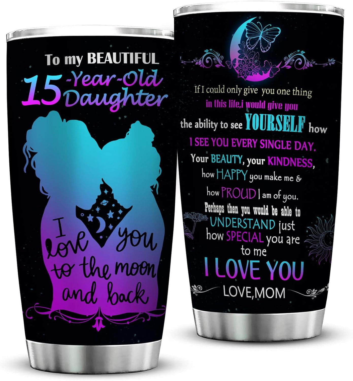 15 Year Old Girl Gifts Tumbler 20oz, Gifts for 15 Year Old Girls ...