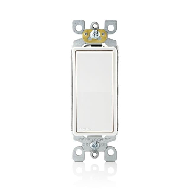 15 amps 3-Way protective Treated Rocker AC Quiet Switch, White