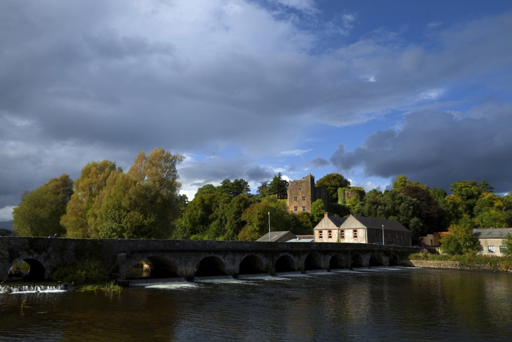 15 arch Bridge over the River Suir and 12th Century Castle Ardfinnan County Tipperary Ireland Canvas Art - Panoramic Images (36 x 12)
