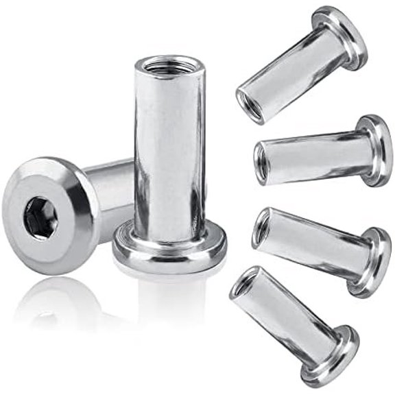 15 count M6x20mm Rivet Hex Socket Insert Nuts