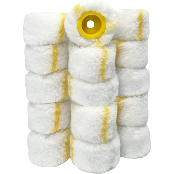 15 count Pipe Rollers, 1.18 inch Mini Roller Cover Set