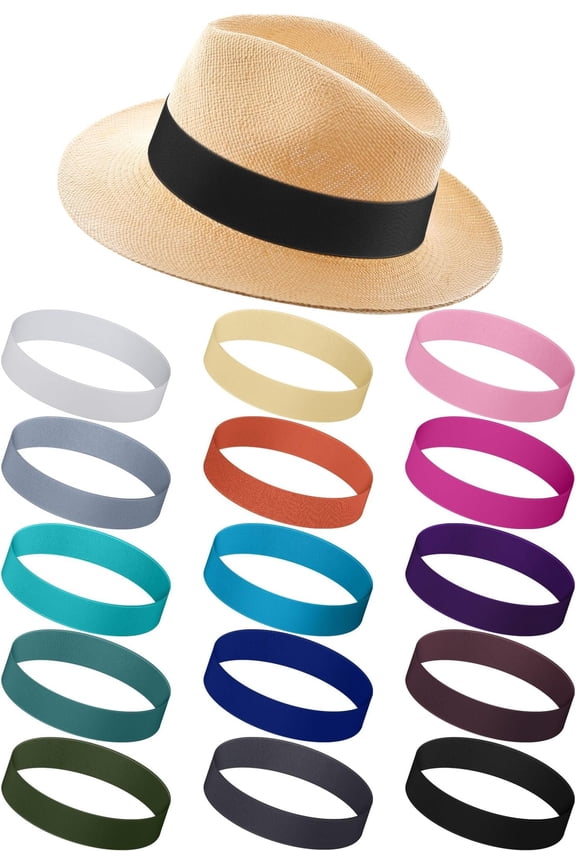 15 count Stretchable Hat Bands Ribbon for Panama Hats