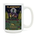 thumbnail image 1 of 15 fl oz Ceramic Mug, Flagstaff, Arizona, Desert at Night, Geometric, Dishwasher & Microwave Safe, 1 of 5