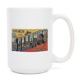 thumbnail image 1 of 15 fl oz Ceramic Mug, Greetings from Billings, Montana, Dishwasher & Microwave Safe, 1 of 5