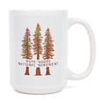 thumbnail image 1 of 15 fl oz Ceramic Mug, Muir Woods National Monument, California, Dishwasher & Microwave Safe, 1 of 5