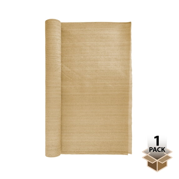 Screenguard Privacy Fabric 15-ft x 6-ft Tan UV Protection