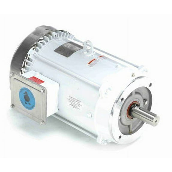 15 hp 3600 RPM 215TC Frame TEFC (no base) C-Face 230/460V Wash Down Duty Leeson Electric Motor # 141357