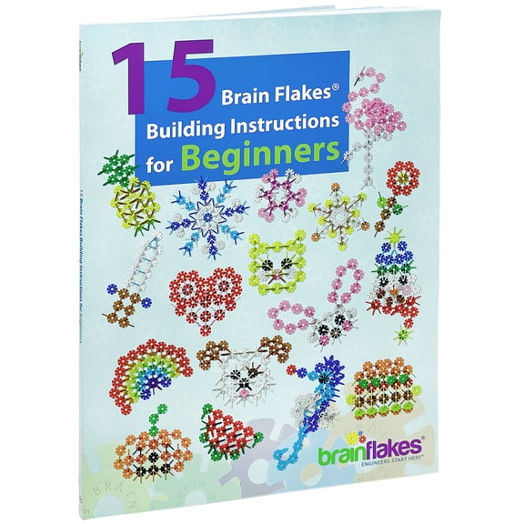 15 in 1 Brain Flakes Building Instructions For Beginners | PRINTED BOOK