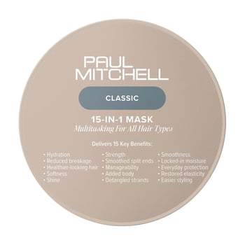 Paul Mitchell 15-In-1 Mask, Multitasking Hair Mask For All Hair Types, 6.7 Oz