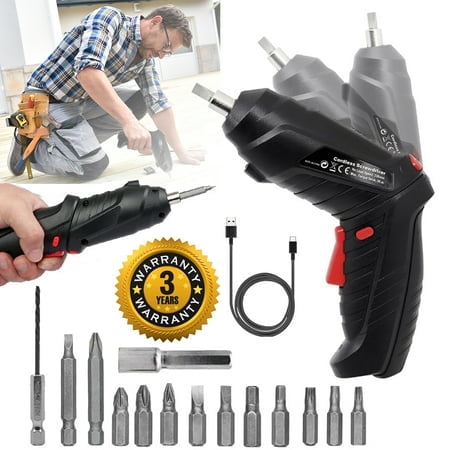 15 in 1 Power Tool Rechargeable Cordless Electric Screwdriver Drill Kit Wireless